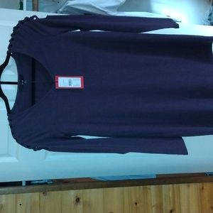 Yest women's plum long sleeve dress sz 6 NWT